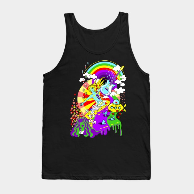 Psychodelic Tank Top by ewdondoxja